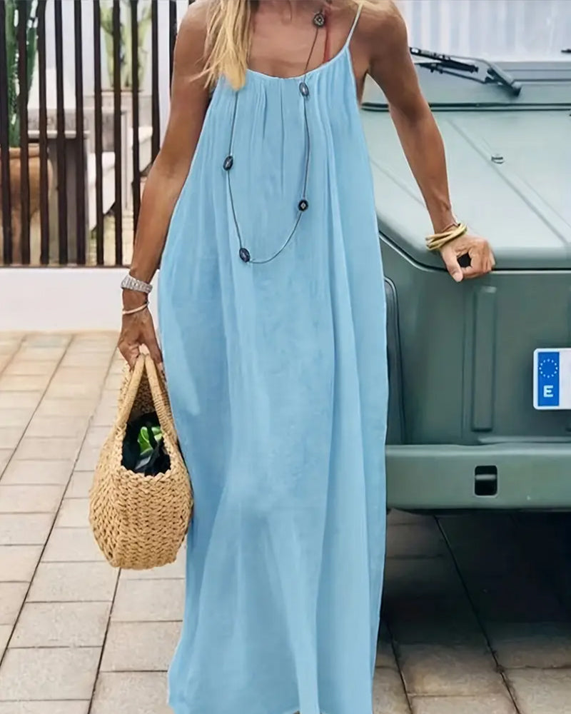 Luxe Backless Cami Dress